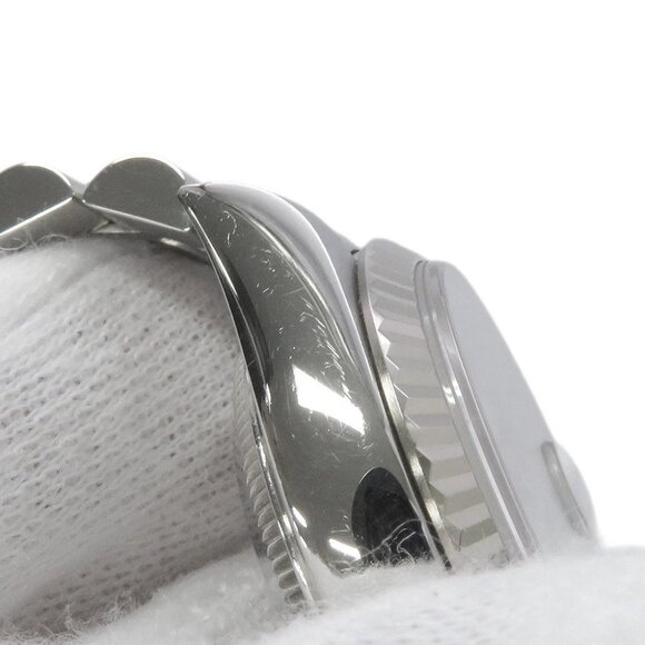 ROLEX Datejust 26mm Stainless Steel 18K White Gold Silver Dial - Picture 11 of 15